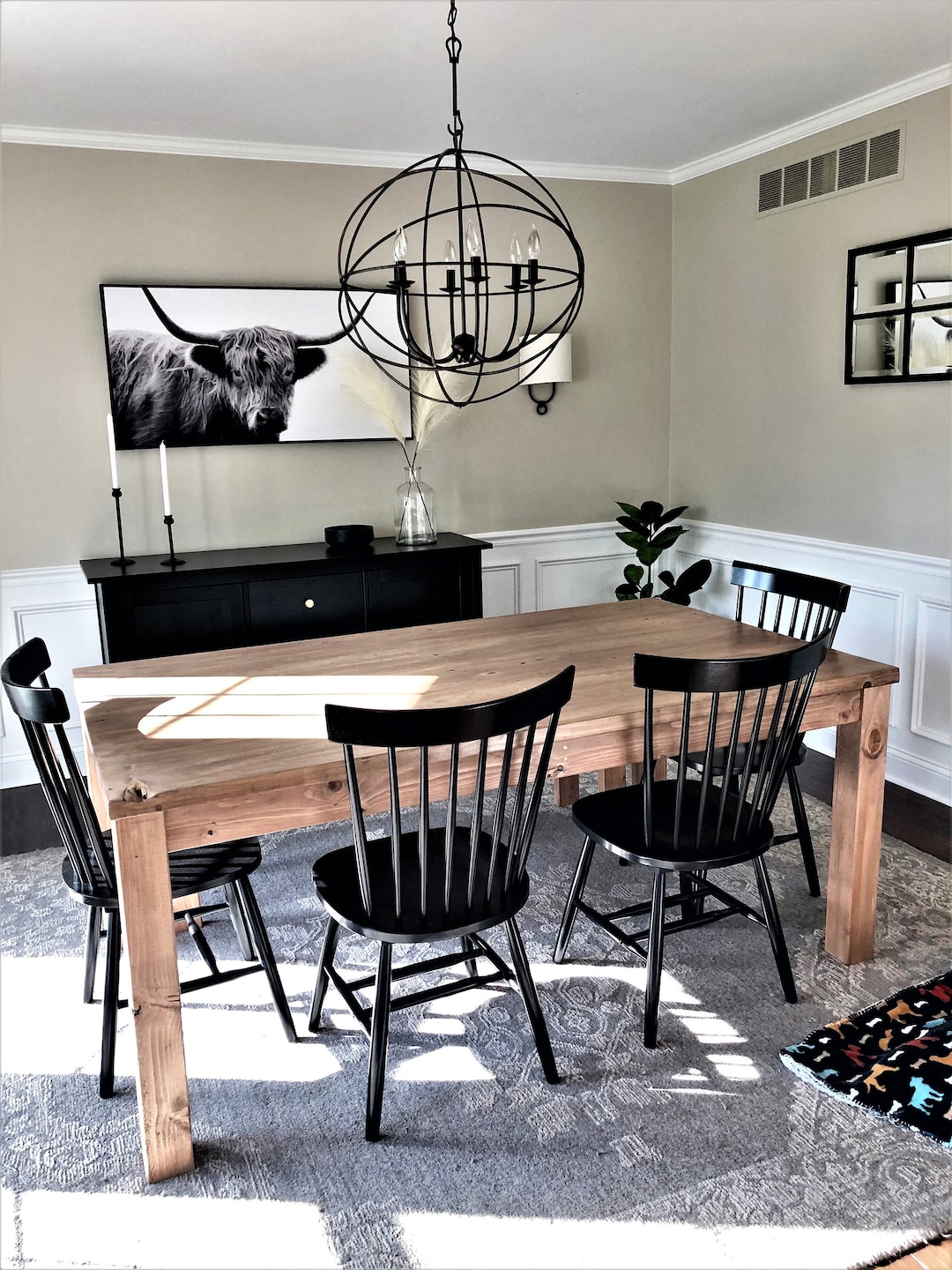 Rustic Dining Table Farmhouse Table Reclaimed Wood Barn Wood Etsy Ireland