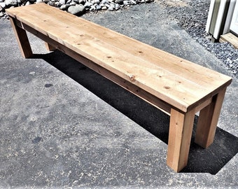 Rustic Farmhouse Bench, Farm Bench, Dining Room Set, Dining room set, Counter Height Table, Wood Table