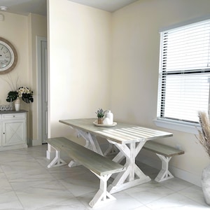 Rustic Farmhouse Dining Table, Dining Room Set, Dining room set, Counter Height Table, Wood Table