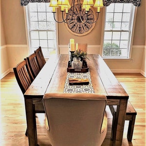 Rustic Farmhouse Dining Table, Dining Room Set, Dining room set, Counter Height Table, Wood Table image 2