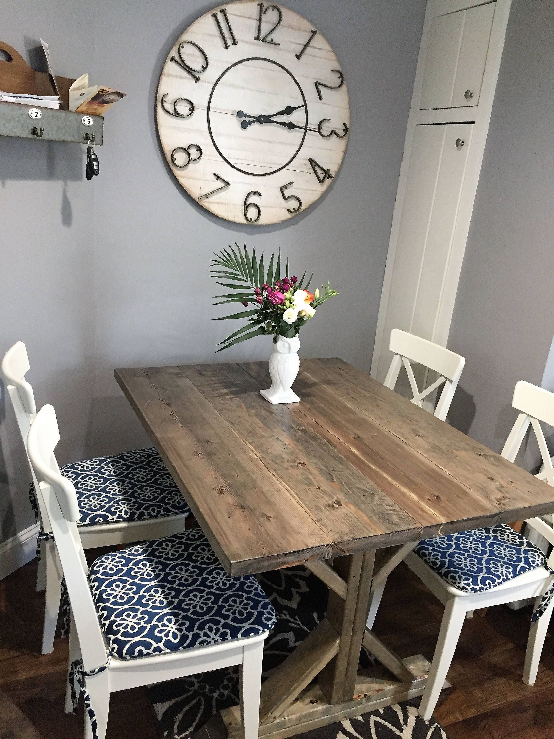 Rustic Farmhouse Dining Table, Dining Room Table, Farmhouse, Dine Table ...