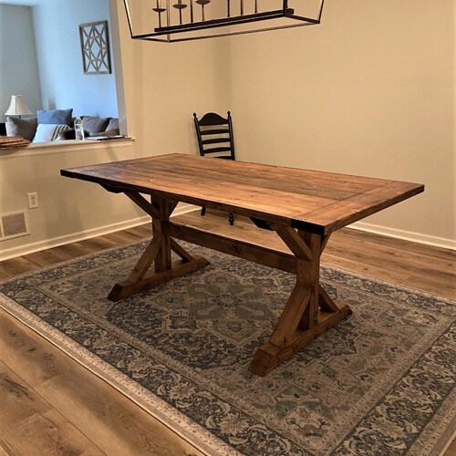 Rustic Farmhouse Dining Table Dining Room Set Dining Room Etsy