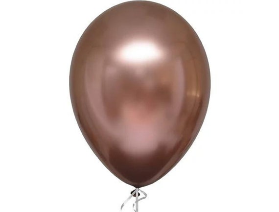 ROSE GOLD BALLOON, Rose Gold Chrome Balloon Pk 6, Rose Gold Baby Shower, Rose Gold Bridal Shower, Rose Gold Party Supplies Il_570xn