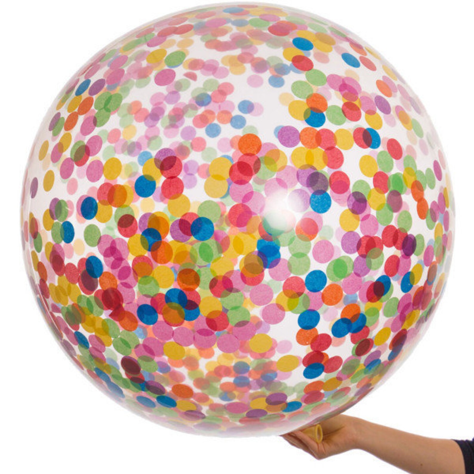 HUGE CONFETTI BALLOON Confetti Balloon 3ft Balloons Huge Etsy