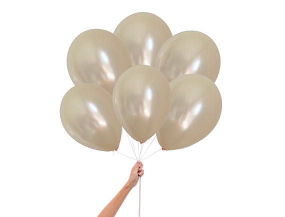 PEACH LATEX BALLOON, Peach 12' inch Latex Balloon Pk of 6, Peach Bridal Shower, Peach Baby Shower, Peach Birthday, Peach Decor Il_570xn