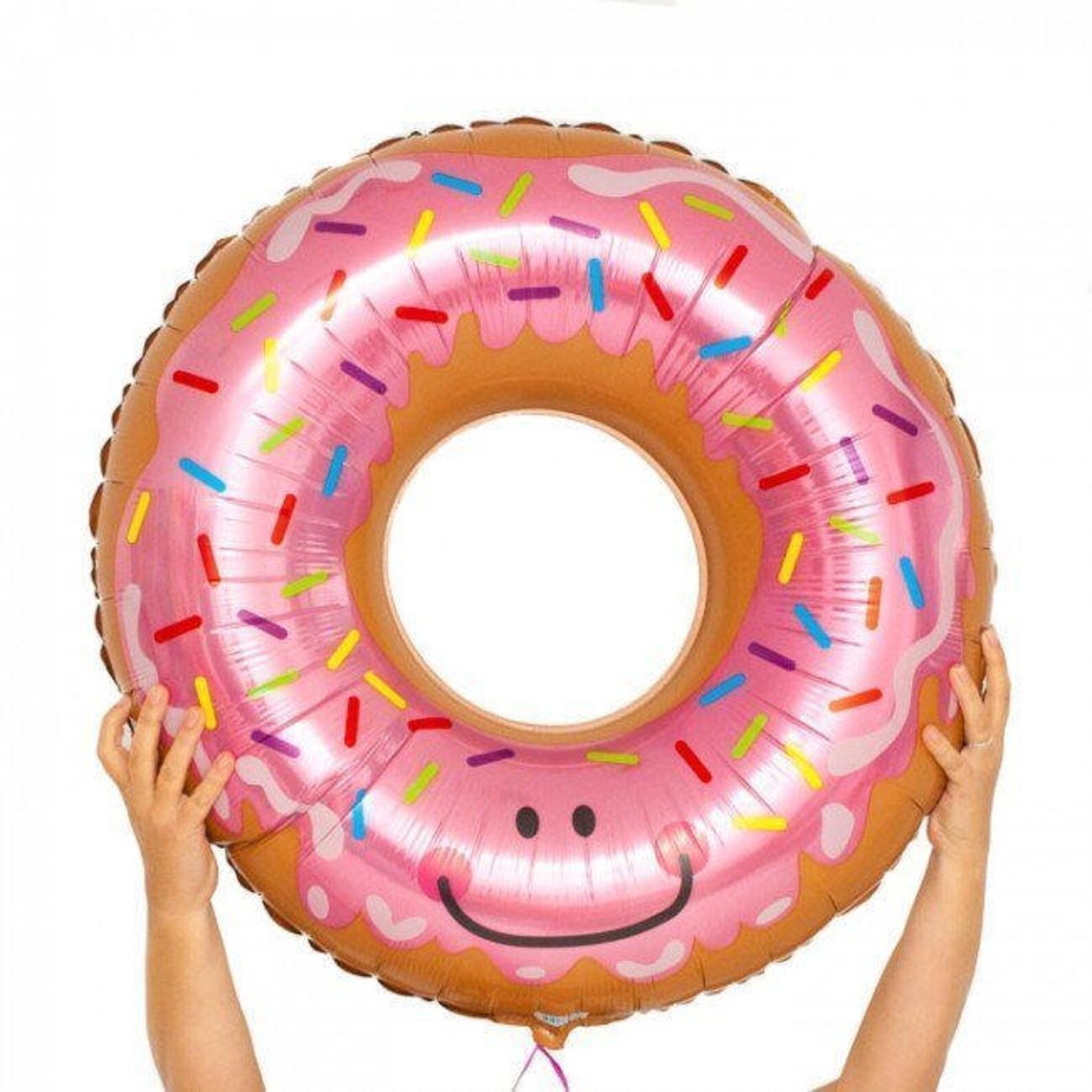 DONUT BALLOON DECORATION Donut Balloon 30 Giant Smiley Etsy