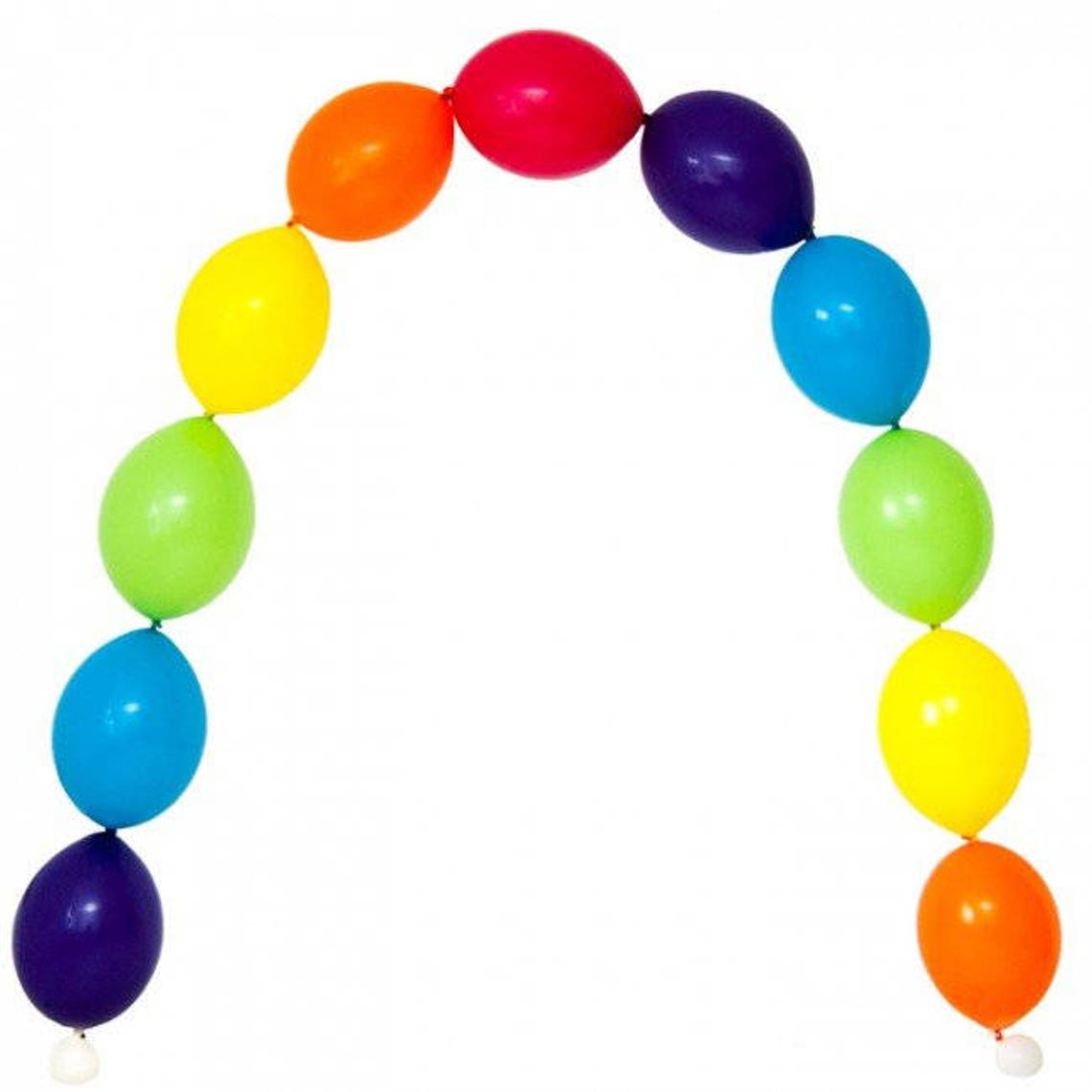 RAINBOW BALLOON ARCH Rainbow Balloon Arch Kit Etsy