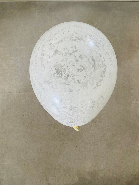 WHITE GRAFFITI BALLOON, White Graffiti 11 inch Latex Balloon Pk of 6, White Bridal Shower, White Baby Shower, White Birthday, White Decor Il_570xn