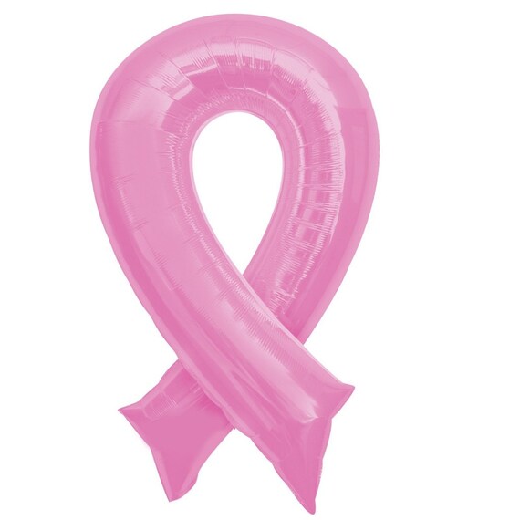Breast Cancer Balloon 36 Pink Breast Cancer Ribbon Balloon