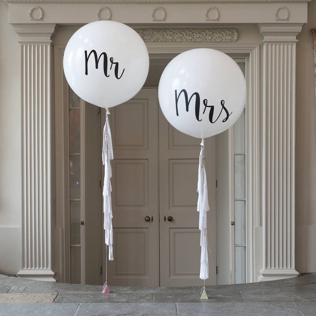 Lollanda Mr Mrs Ballon de décoration de mariage, Mr & Mrs Ballon