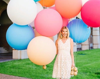 3FT HUGE BALLOONS, 3ft balloons, 36" inch round balloon, engagement decoration, wedding decoration, birthday decoration, Giant balloon