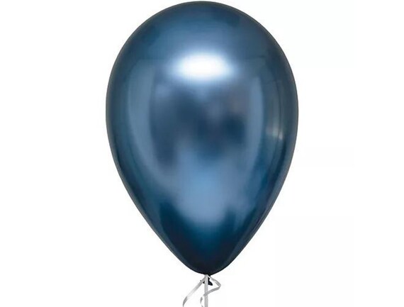 CHROME BLUE BALLOON, Blue Chrome Balloon pk 6, Blue Party Supplies, Blue Decoration, Blue Baby Shower, Blue Decor, Blue Party, Blue event Il_570xn