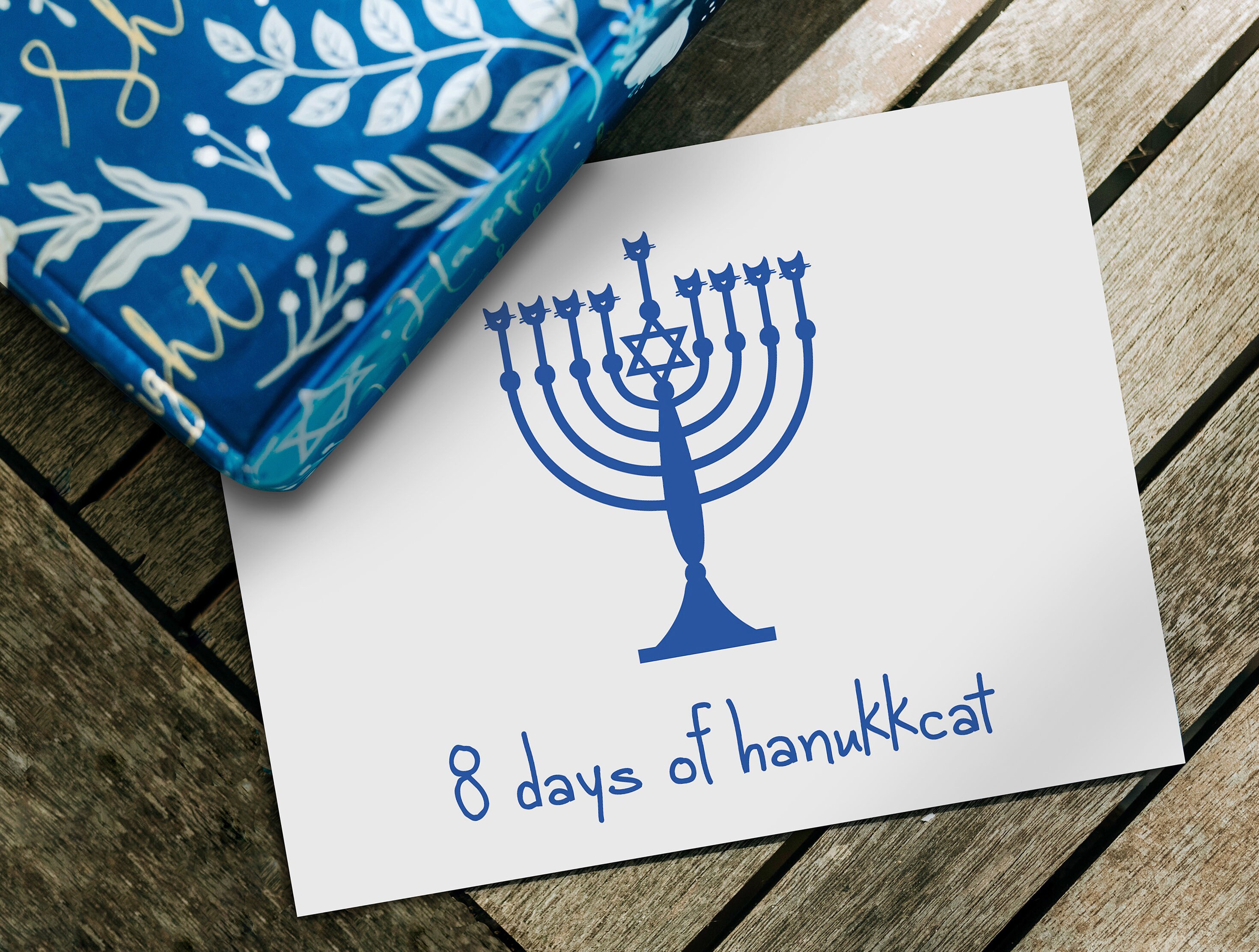 Hanukkah Card Chanukah Card Hanukkah Gift Jewish Holiday Etsy
