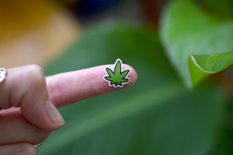 Paquete de pegatinas para gatos, hoja de pegatinas para malezas, gatitos y cannabis, pegatinas para planificadores imagen 5