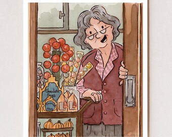 Watercolor Art Print #0058