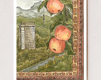 Watercolor Art Print #0056