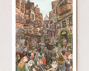 Watercolor Art Print #0059