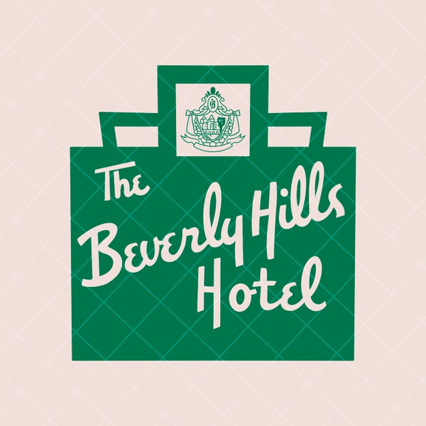 Instant Digital Download: Beverly Hills Hotel Bundle  | PNG files only