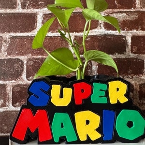 Super Mario Planter mit abnehmbarem Blumentopf | Einzigartiges Wohnkultur Geschenk