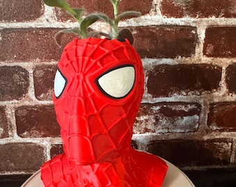 Spider-man Plant Pot - Etsy