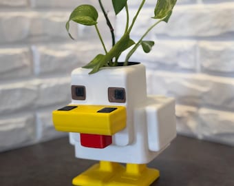 3D Printed Chicken Jockey Planter