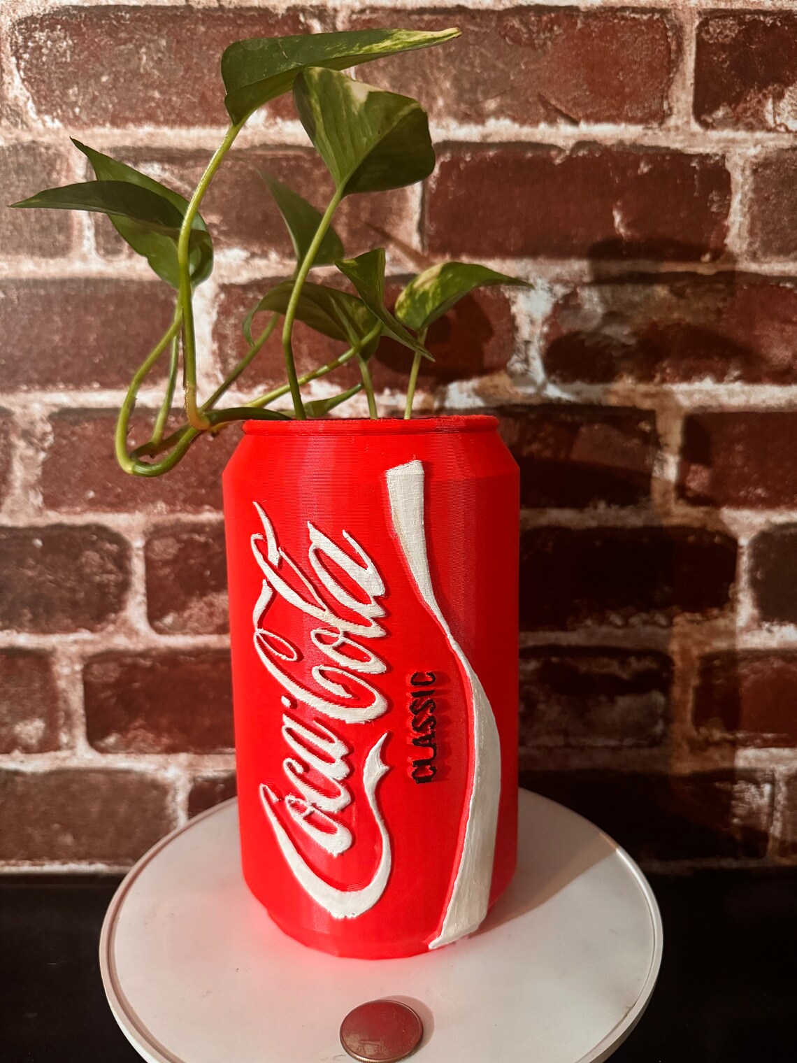 3D Printed Coke Can Planter W/ Inner Pot - Etsy