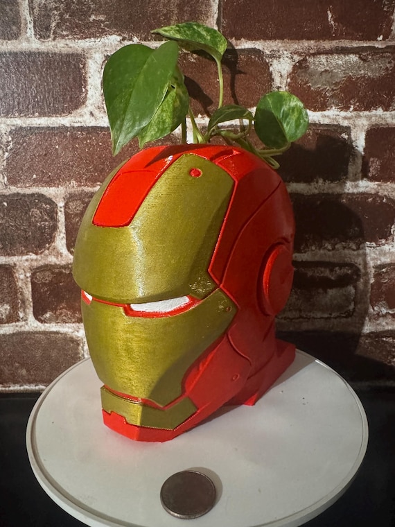 Ironman Planter Gift | Home Decoration - Etsy