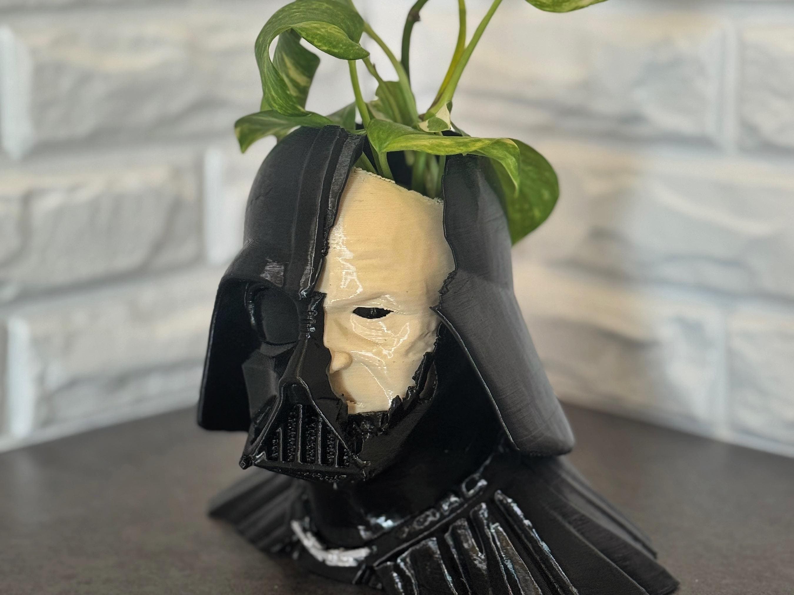 Darth Vader Broken Helmet Planter Gift | Home Decoration - Etsy