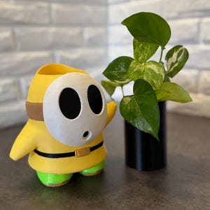 Shy Guy Mario pot gift | Home Decoration