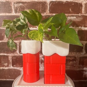 Christmas Chimney Planters