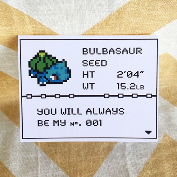 Bulbasaur - #001 -  Pokédex