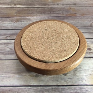 Custom Cork Wooden Mat Flower Shape Customized Pads Cork