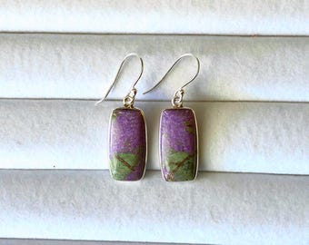 Tasmanian Atlantisite Earrings in Sterling Silver