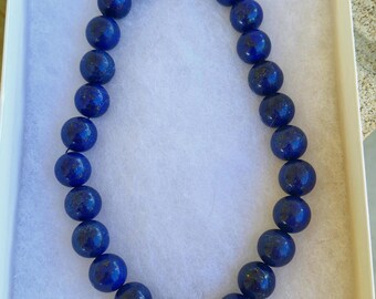 14 mm Lapis Lazuli Bead Strand