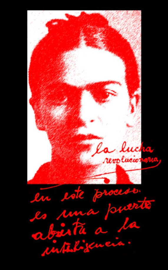 Frida Kahlo Frida Citation De Revolucionaria Affiche Etsy