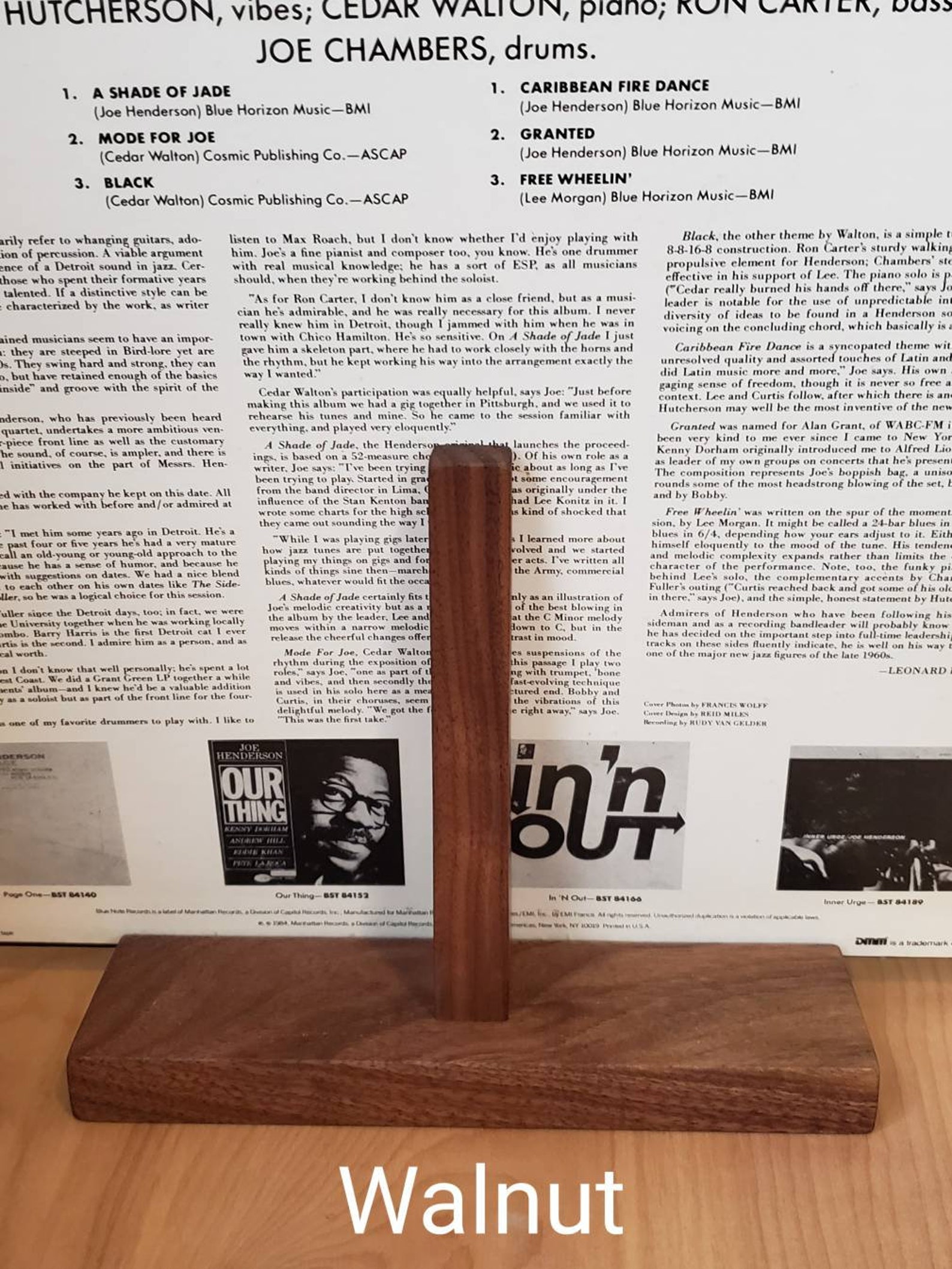 Now Playing Vinyl Record Stand / Display Free Standing Etsy