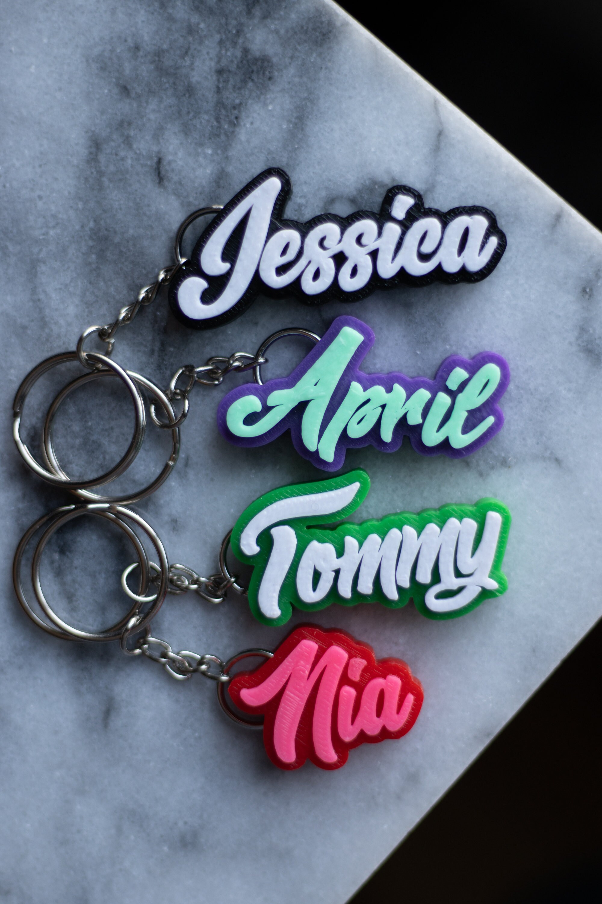 Custom Name Keychain // Personal Collection // Unique gift Etsy