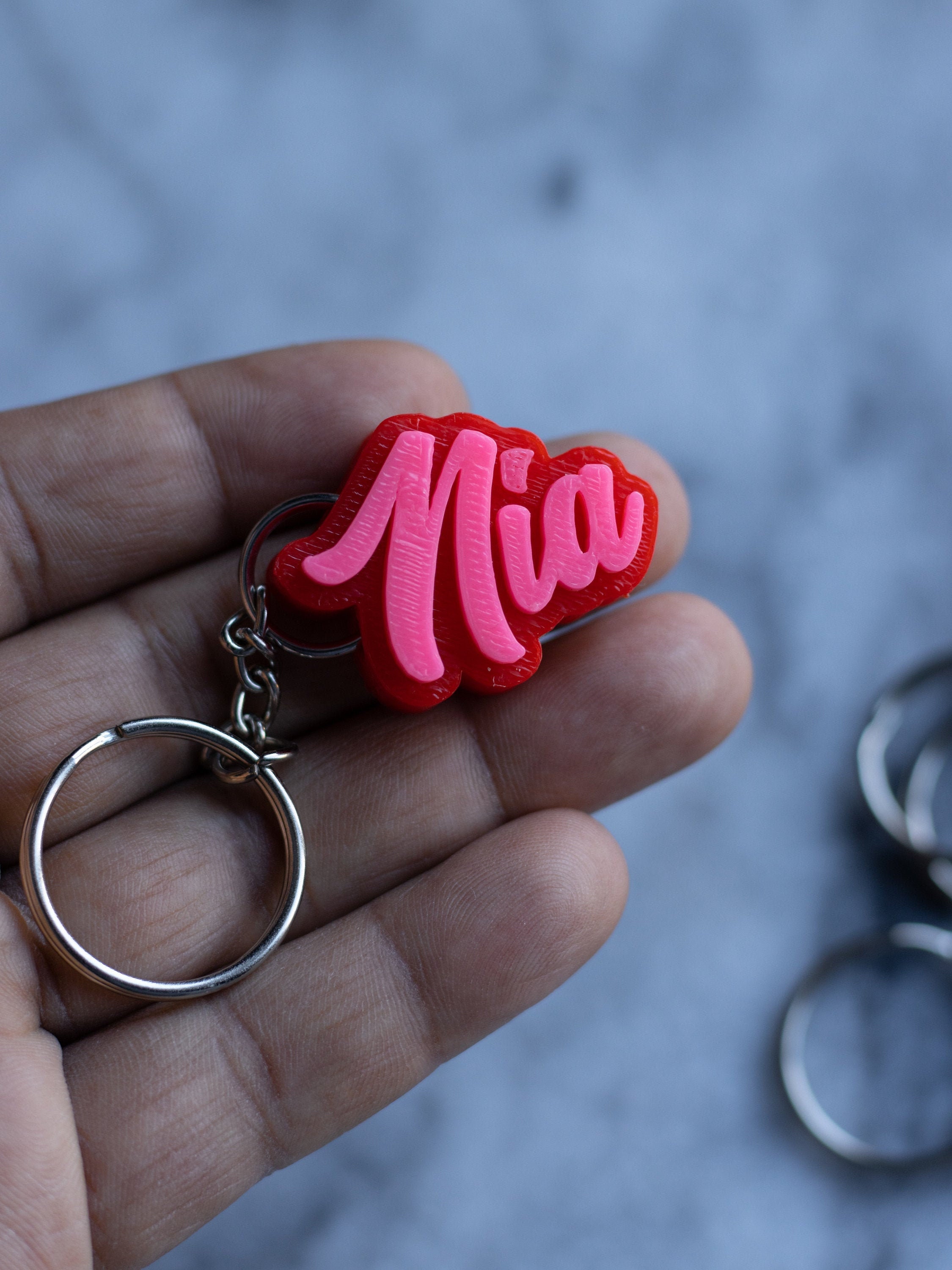 my name pix keychain