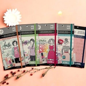Happy Planner Girl Accessory Book-Faith Warrior/Trendsetter/Glam Girl/Daydreamer/Wedding-Each Comes with Stickers + Sticky Notes + Checklist