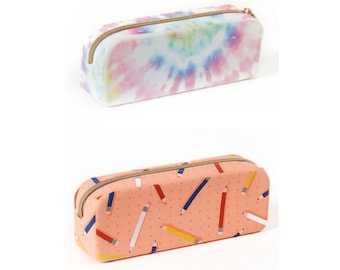 Silicone Zip Pouch by Happy Planner - Fresh Start/Pastel Tie Dye - Pen Holder, Pen Case, Pen Holder, Writing Markers Holder