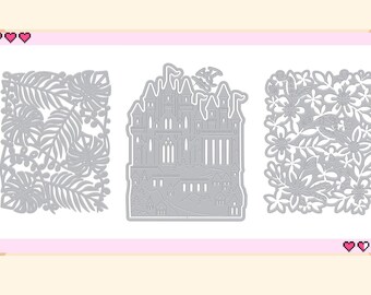 3 Options of Hero Arts Fancy Intricate Dies-Leaves & Vines/Layering Castle/Flower Garden