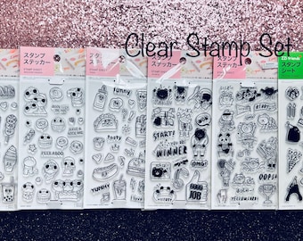 Cute Animal Icon Stamps for Celebrate Special Day and Daily Planning - 4.5''x6.5''