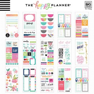 BIG Value Stickers Books by Happy Planner 262 BIG Color Story/459 Such a Good Day/472 Memory Planning image 4