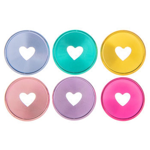 8 Colors in 3 Sizes of Happy Planner Metal Discs Rings Etsy