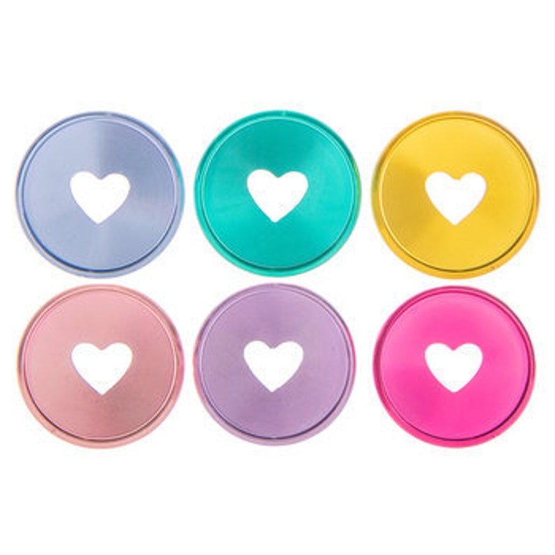 8 Colors in 3 Sizes of Happy Planner Metal Discs Rings Etsy