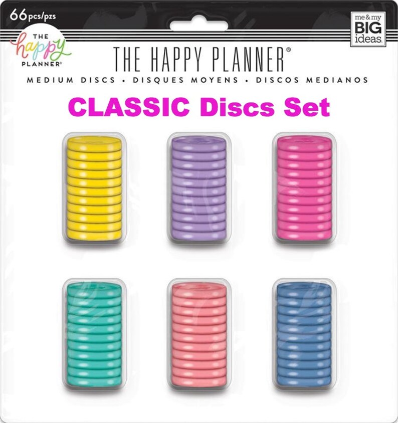3 Options of Happy Planner Discs Rings Value Pack MINI Etsy
