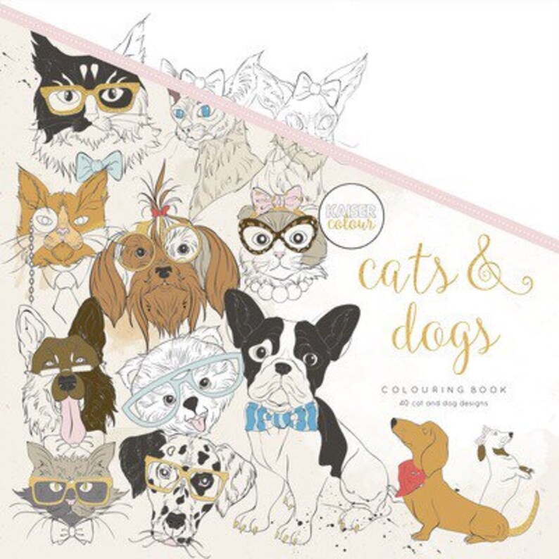 65+ Coloring Book Cats And Dogs Best HD