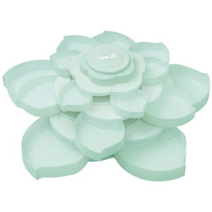 10'' Bloom Embellishment Storage by We R Memory Keepers - Mint - Floral Desktop Small Pieces Storage