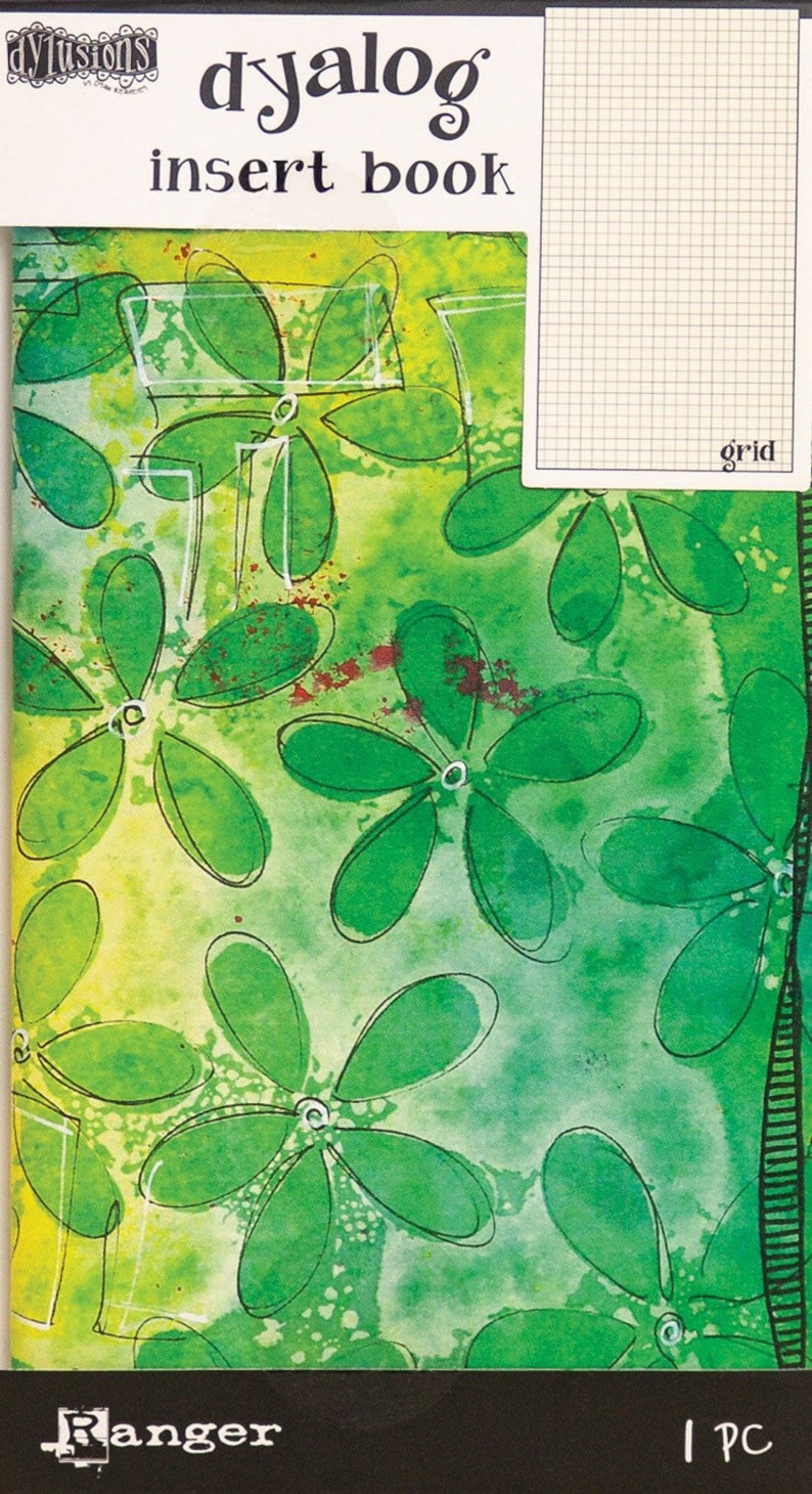 9 Options of Dylusions Dyalog Insert Book by Ranger Dyan Reaveley AgendaGridsLinedDotsBackgroundBlankHandwriting Lines 4.375X8.25
