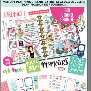 BIG Value Stickers Books by Happy Planner 262 BIG Color Story/459 Such a Good Day/472 Memory Planning 472 -Memory Planning